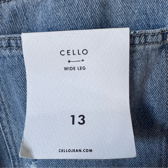 Cello Light Blue Wide Leg Flare Jeans - Picture 7 of 13